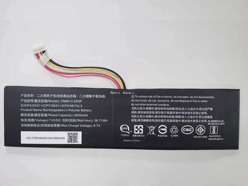 CN6613-2S3P battery