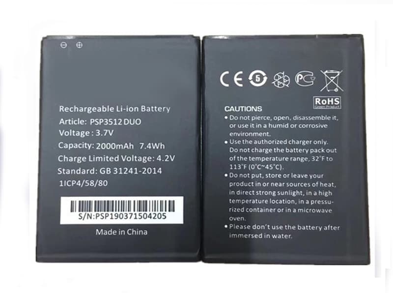 PSP3512 battery